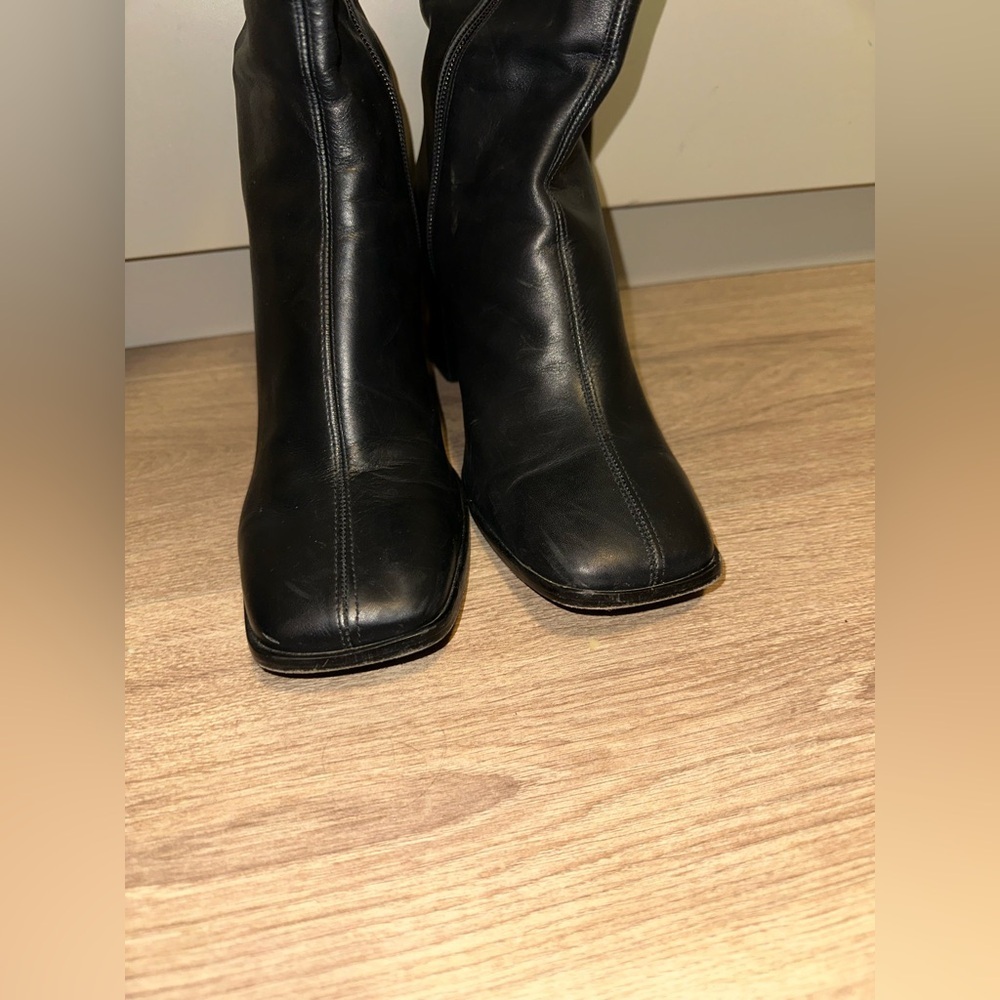 Reformation Nylah Knee High Black Boots size 9.5 - Picture 11 of 16